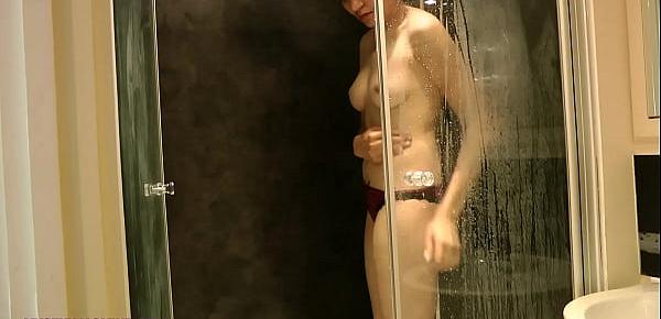  Virgin Indian Girl Jasmine In Shower Exposing Tight Pussy